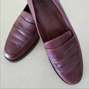 COACH Brown Leather Loafers Men’s size 9.5N